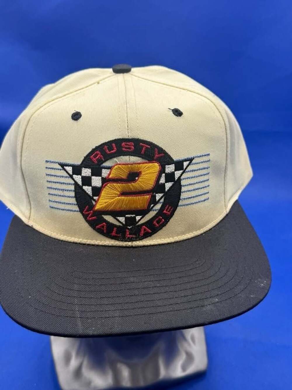 Vintage Rusty Wallace NASCAR Snapback Hat Cap
